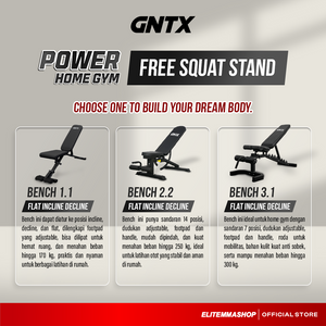 POWER HOME GYM GENETIX FREE SQUAT STAND