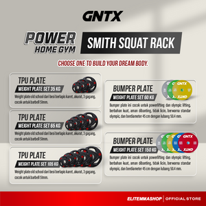 POWER HOME GYM GENETIX FIT SMITH SQUAT RACK