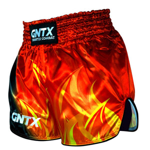 GENETIX GNTX FIRE MUAY THAI SHORTS