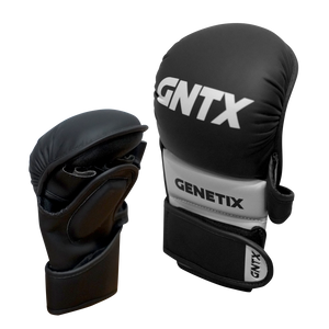 GENETIX COMBAT GNTX SPARRING MMA GLOVES MG5 BlackGrey