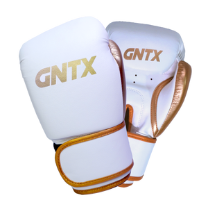 GENETIX COMBAT GNTX Thai Boxing Gloves GBG4 WhiteGold
