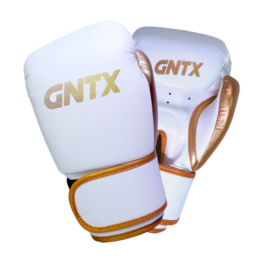 GENETIX COMBAT GNTX Thai Boxing Gloves GBG4 WhiteGold