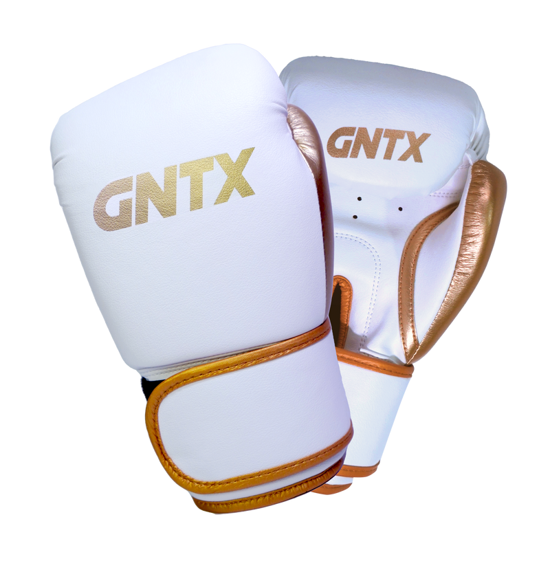 GENETIX COMBAT GNTX Thai Boxing Gloves GBG4 WhiteGold