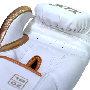 GENETIX COMBAT GNTX Thai Boxing Gloves GBG4 WhiteGold