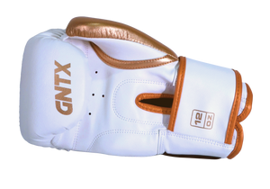 GENETIX COMBAT GNTX Thai Boxing Gloves GBG4 WhiteGold