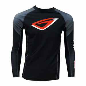 GENETIX ICON Rashguard LS RG002 BlackGrey