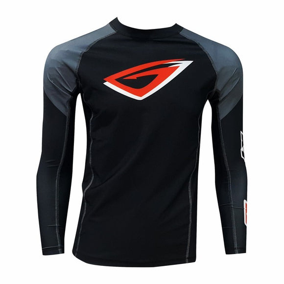 GENETIX ICON Rashguard LS RG002 BlackGrey
