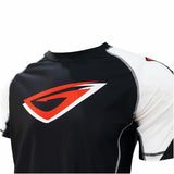 GENETIX ICON Rashguard SS RG002 BlackWhite