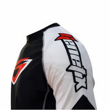 GENETIX ICON Rashguard SS RG002 BlackWhite
