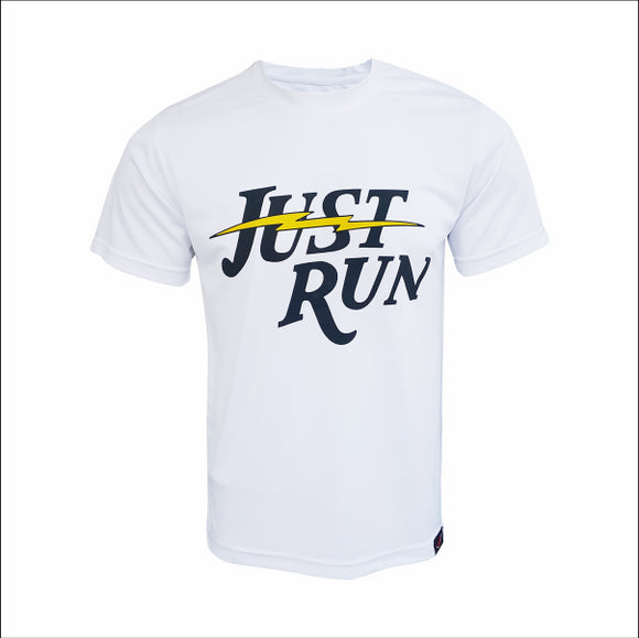 GENETIX JUST RUN Tshirt White