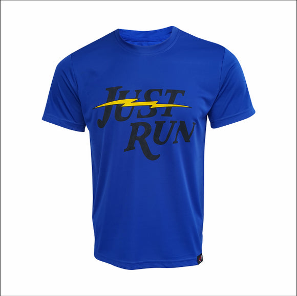 GENETIX JUST RUN Tshirt Blue