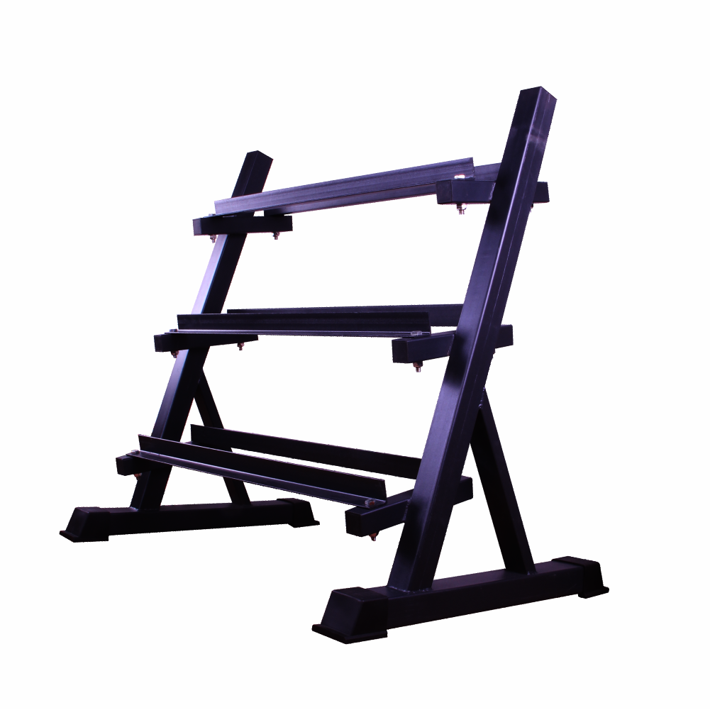 Jual GENETIX FIT 3-Layer Dumbbell Barbel Rack 1.1