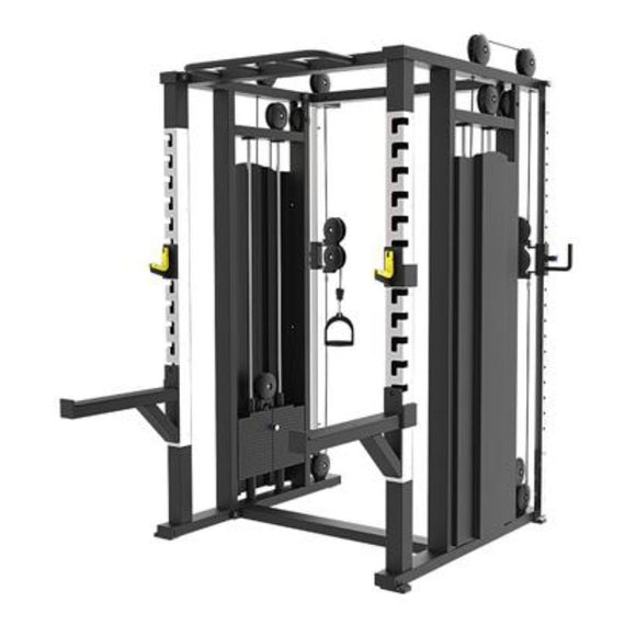 GENETIX Comm Functional Trainer with Squat Rack 2 in one GTB89
