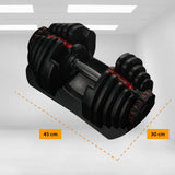 GENETIX FIT Adjustable Dumbbell 40KG