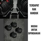 GENETIX FIT Adjustable Dumbbell Rack