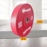 GENETIX FIT Colour Training Bumper Plate 25KG (Pair)