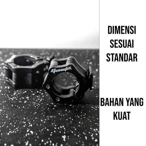 GENETIX FIT Lock Collar Jaw BLACK (Pair)