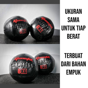 GENETIX FIT PU Medicine Wall Ball 8KG