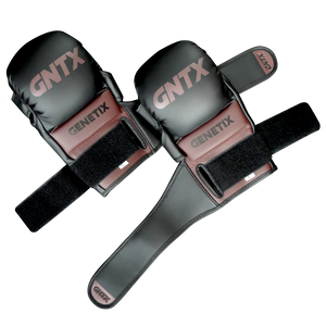 GENETIX COMBAT GNTX SPARRING MMA GLOVES MG5 BlackBrown
