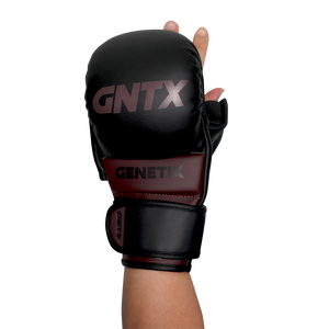 GENETIX COMBAT GNTX SPARRING MMA GLOVES MG5 BlackBrown
