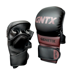 GENETIX COMBAT GNTX SPARRING MMA GLOVES MG5 BlackBrown