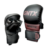 GENETIX COMBAT GNTX SPARRING MMA GLOVES MG5 BlackBrown