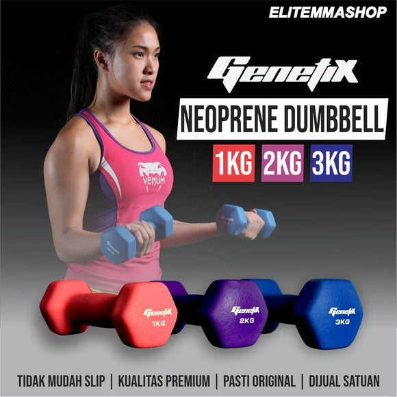 GENETIX FIT Neoprene Dumbbell (SINGLE)