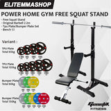 POWER HOME GYM GENETIX FREE SQUAT STAND