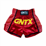 GENETIX GNTX KARO MUAY THAI SHORTS RED