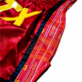 GENETIX GNTX KARO MUAY THAI SHORTS RED