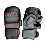 GENETIX COMBAT GNTX SPARRING MMA GLOVES MG5 BlackBrown