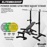 POWER HOME GYM GENETIX FREE SQUAT STAND