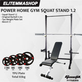 POWER HOME GYM GENETIX SQUAT STAND 1.2