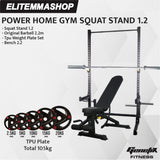 POWER HOME GYM GENETIX SQUAT STAND 1.2