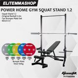 POWER HOME GYM GENETIX SQUAT STAND 1.2